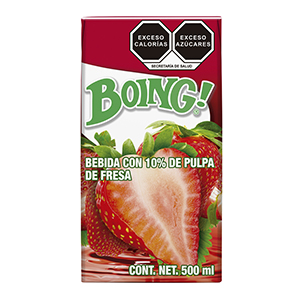 Boing T Brik 500Ml C/24 Pzas Fresa